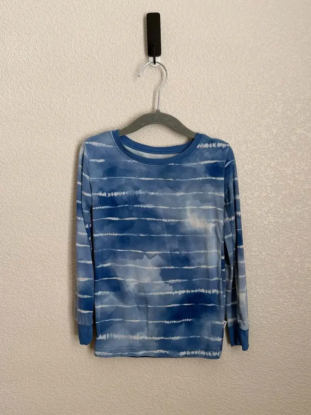 Little Sleepies Blue Tie-Dye Long Sleeve Pajama Set, 4T